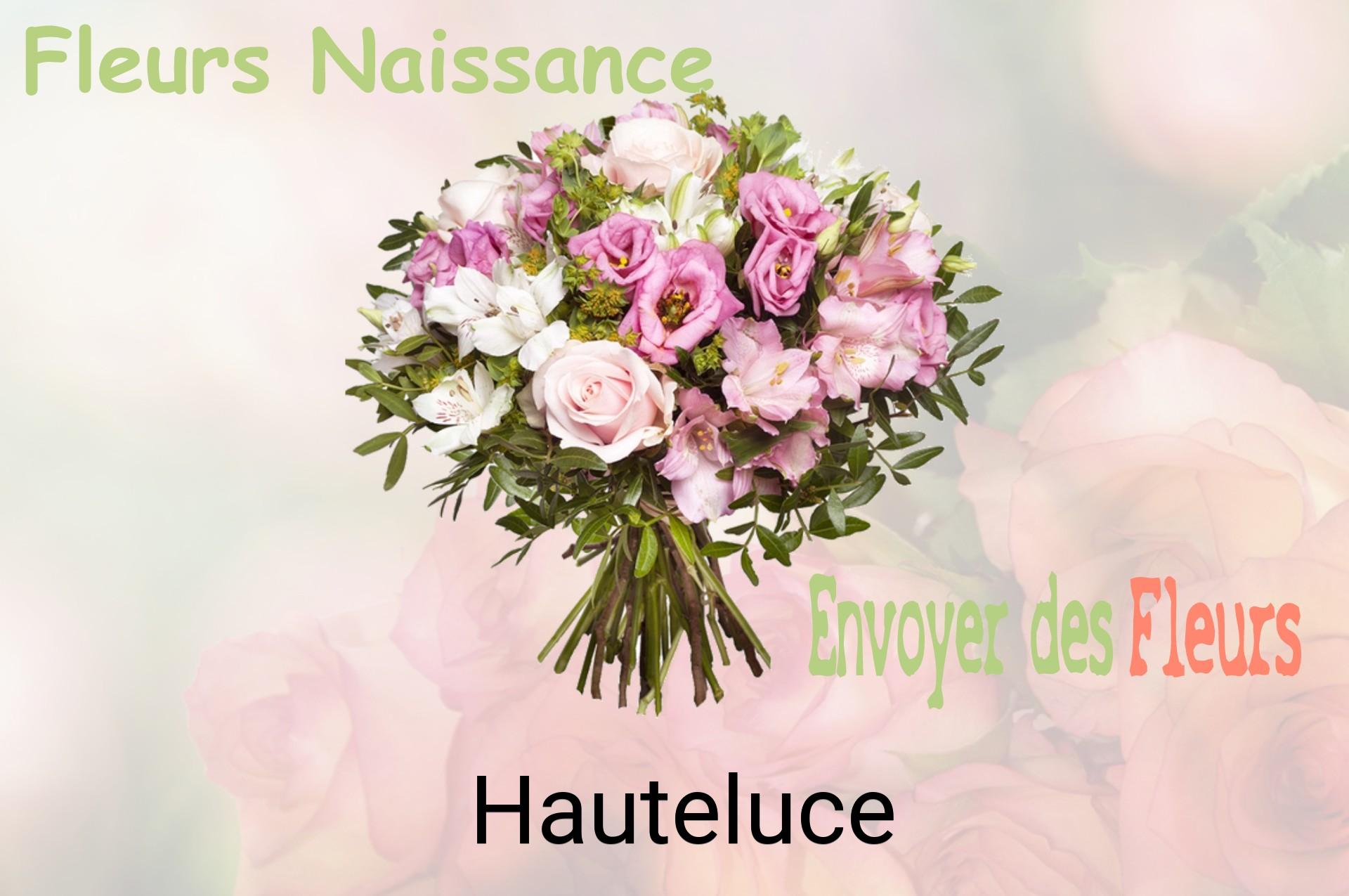 Bouquet de fleurs de naissance livré à Hauteluce